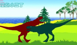 恐龙打架视频,重现史前巨兽生死对决